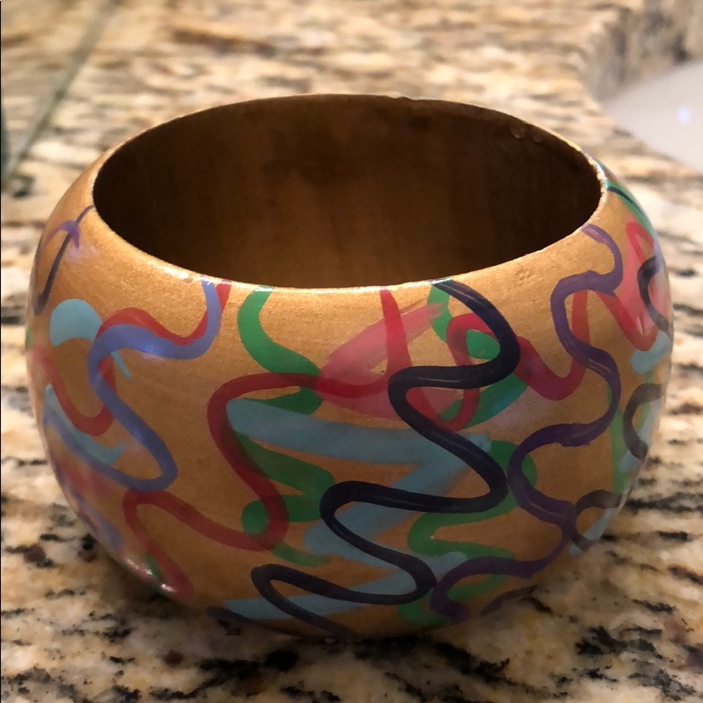 Wooden multicolor bracelet